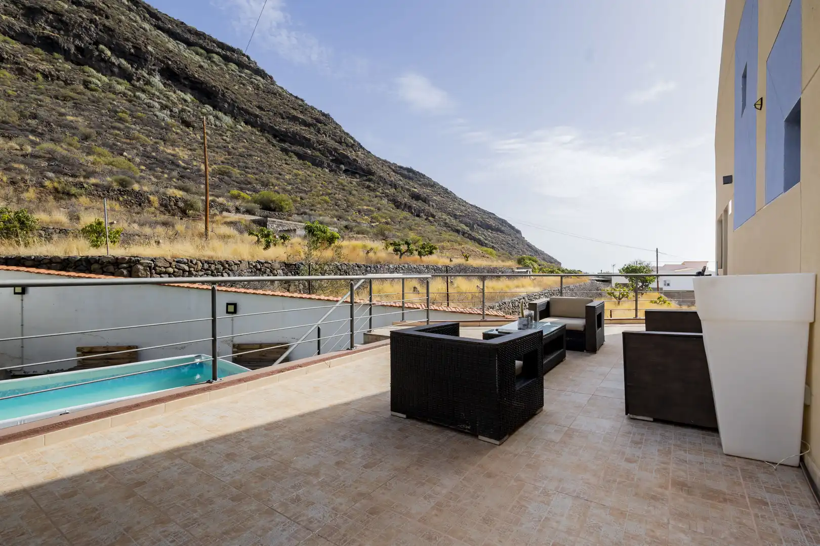 Terrasse von Haus oder Chalet zur Miete in Araya
