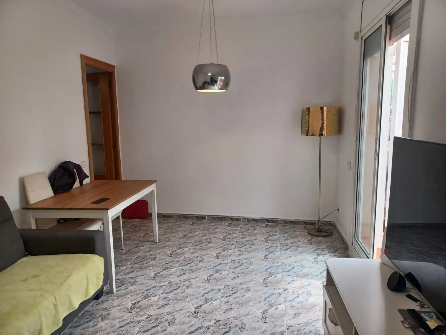 Sala d'estar de Àtic en venda en Badalona amb Terrassa