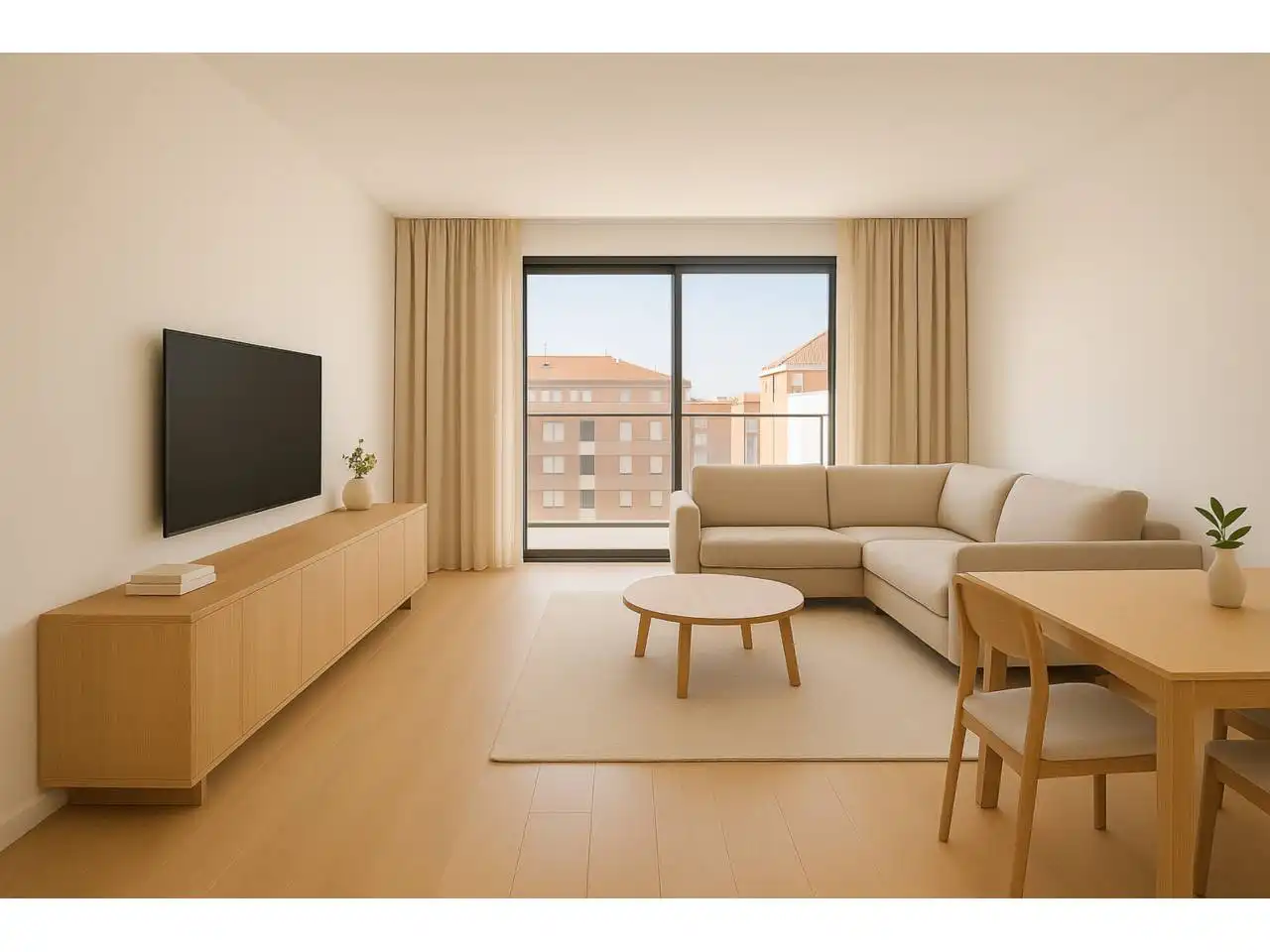 Sala de estar de Piso en venta en Granollers con Aire acondicionado, Calefacción y Parquet