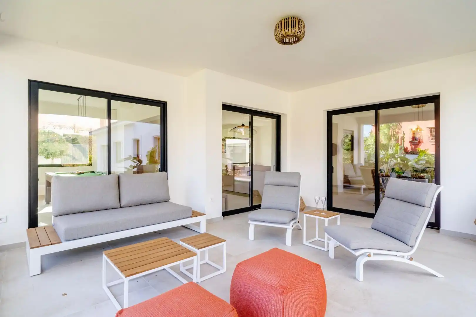 Terraza de Casa o chalet en venta en Marbella con Aire acondicionado, Jardín privado y Terraza