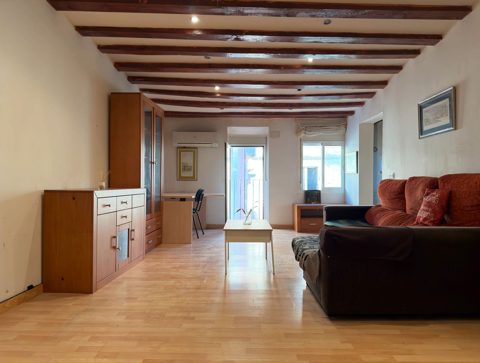 Sala d'estar de Pis en venda en  Tarragona Capital amb Aire condicionat, Parquet i Terrassa