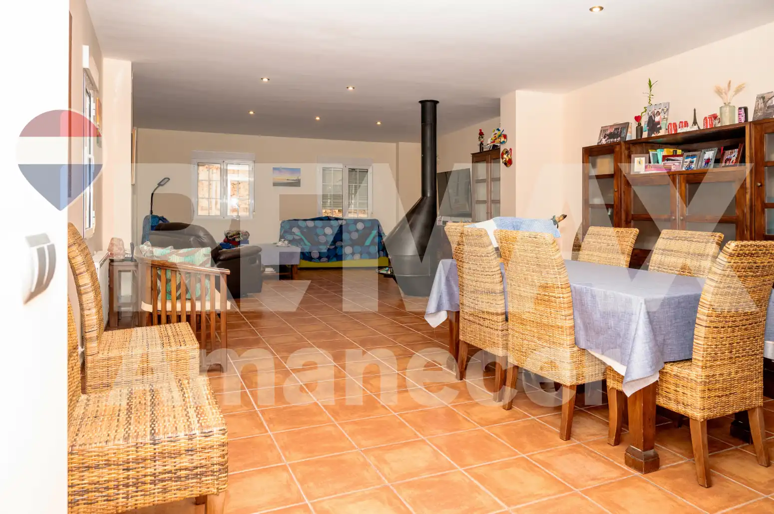 Sala d'estar de Casa o xalet en venda en Alfafara amb Terrassa