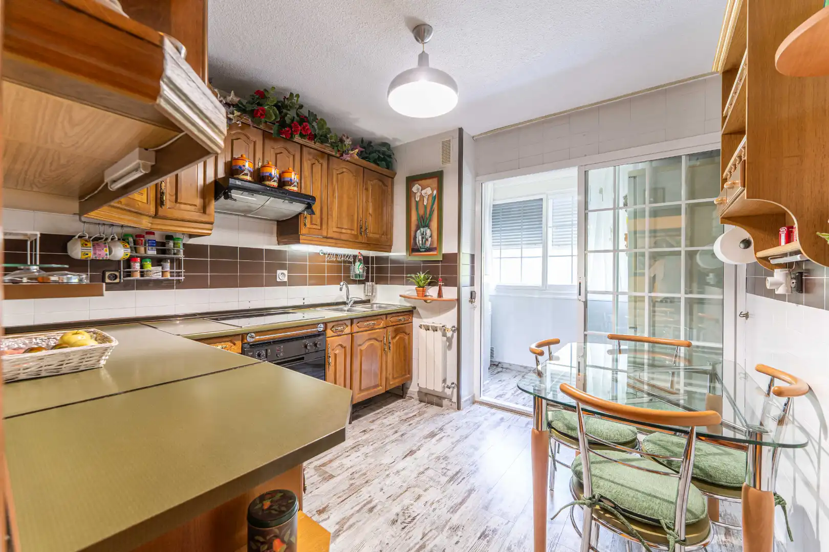 Kitchen of Flat for sale in Madrid  with Heating, Terrace and Furnished