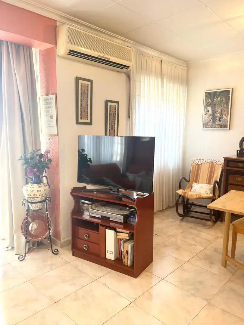 Sala de estar de Piso en venta en Murcia con Aire acondicionado y Balcón