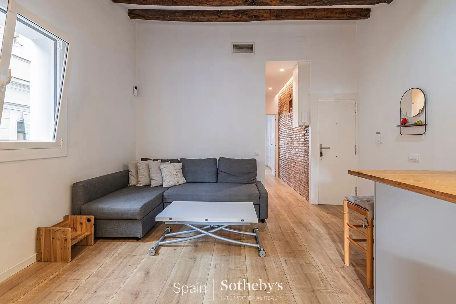 Sala de estar de Apartamento en venta en Barcelona con Aire acondicionado, Calefacción y Terraza