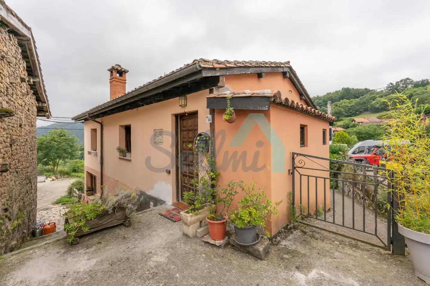 Vista exterior de Casa o chalet en venta en Sobrescobio con Calefacción, Jardín privado y Terraza