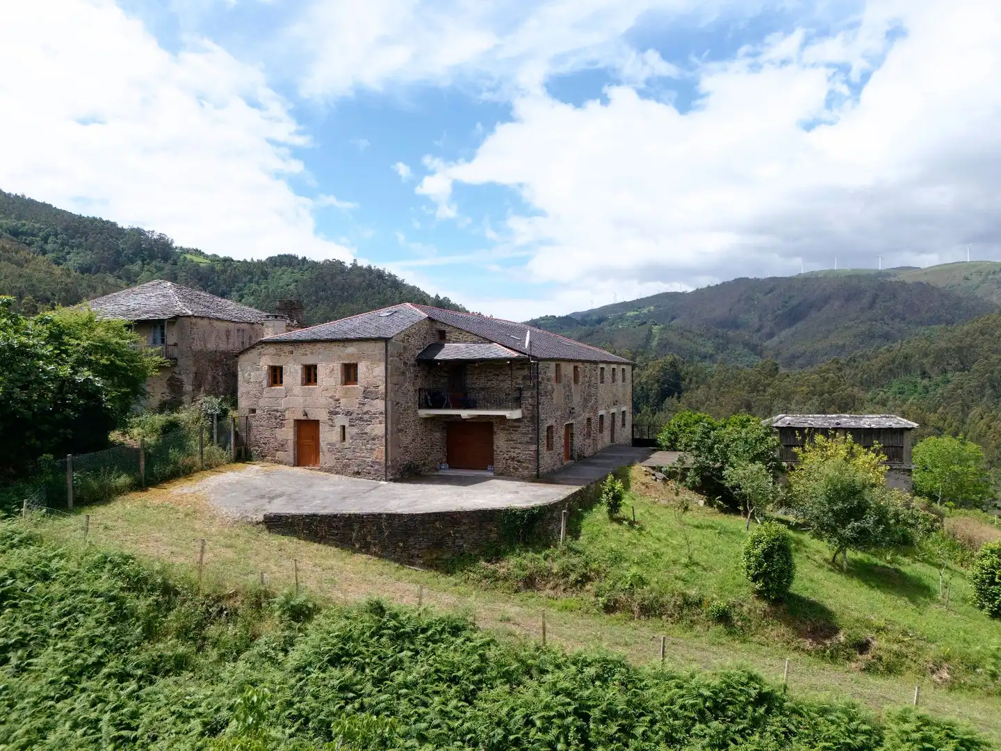 Vista exterior de Casa o chalet en venta en Ourol, Lugo