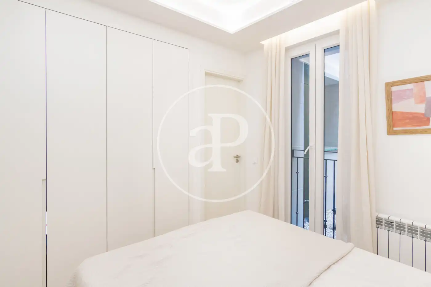 Bedroom of Flat for rent in Madrid  with Air Conditioner, Heating and Storage room