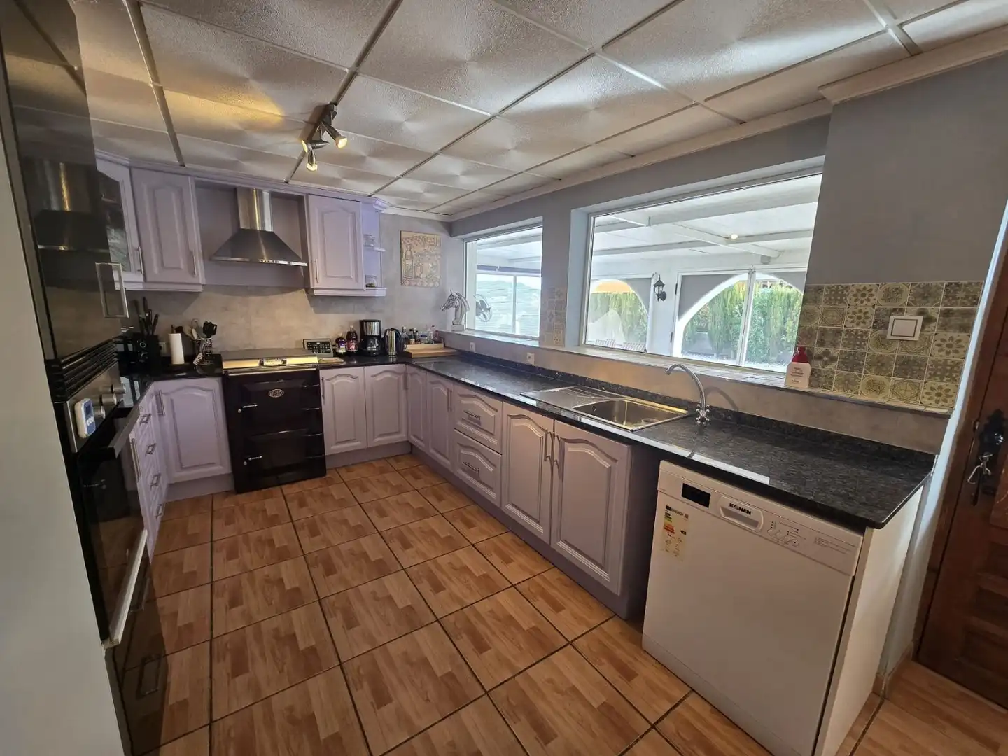 Cocina de Casa o chalet en venta en Villena con Jardín privado, Terraza y Piscina