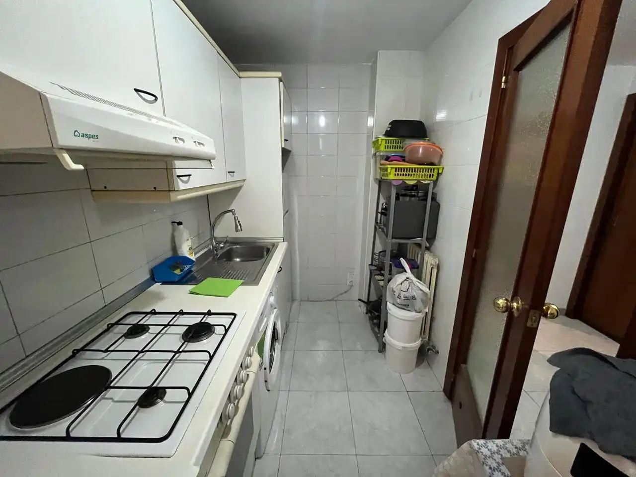 Kitchen of Flat for sale in Zaragoza  with Heating and Furnished