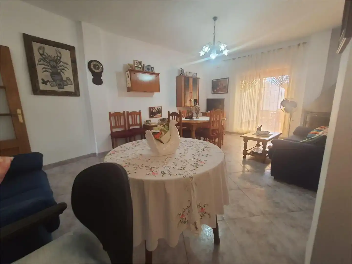 Menjador de Casa adosada en venda en Cádiar amb Piscina, Moblat i Forn