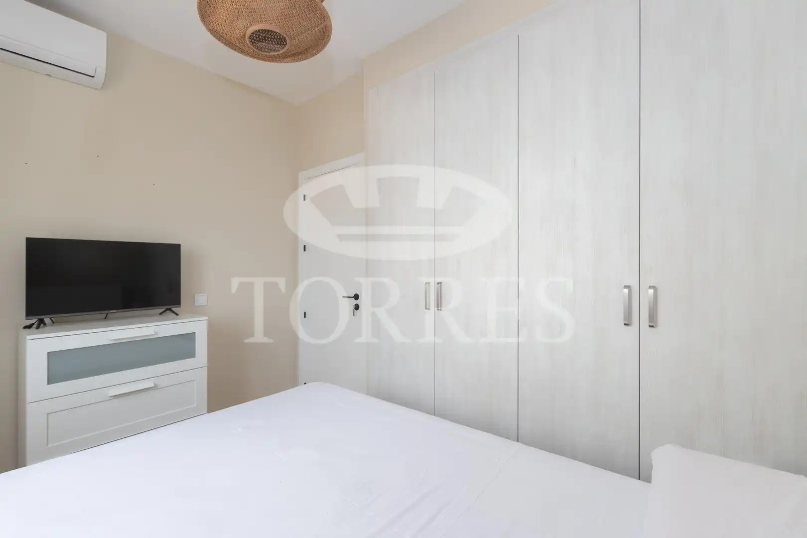 Schlafzimmer von Wohnung zur untervermieten in Vélez-Málaga mit Klimaanlage, Privatgarten und Terrasse