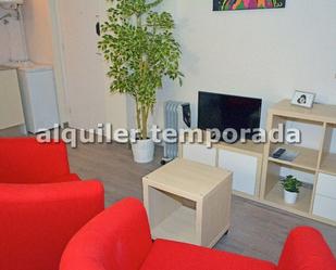 Living room of Flat to rent in  Barcelona Capital  with Parquet flooring, Furnished and Washing machine