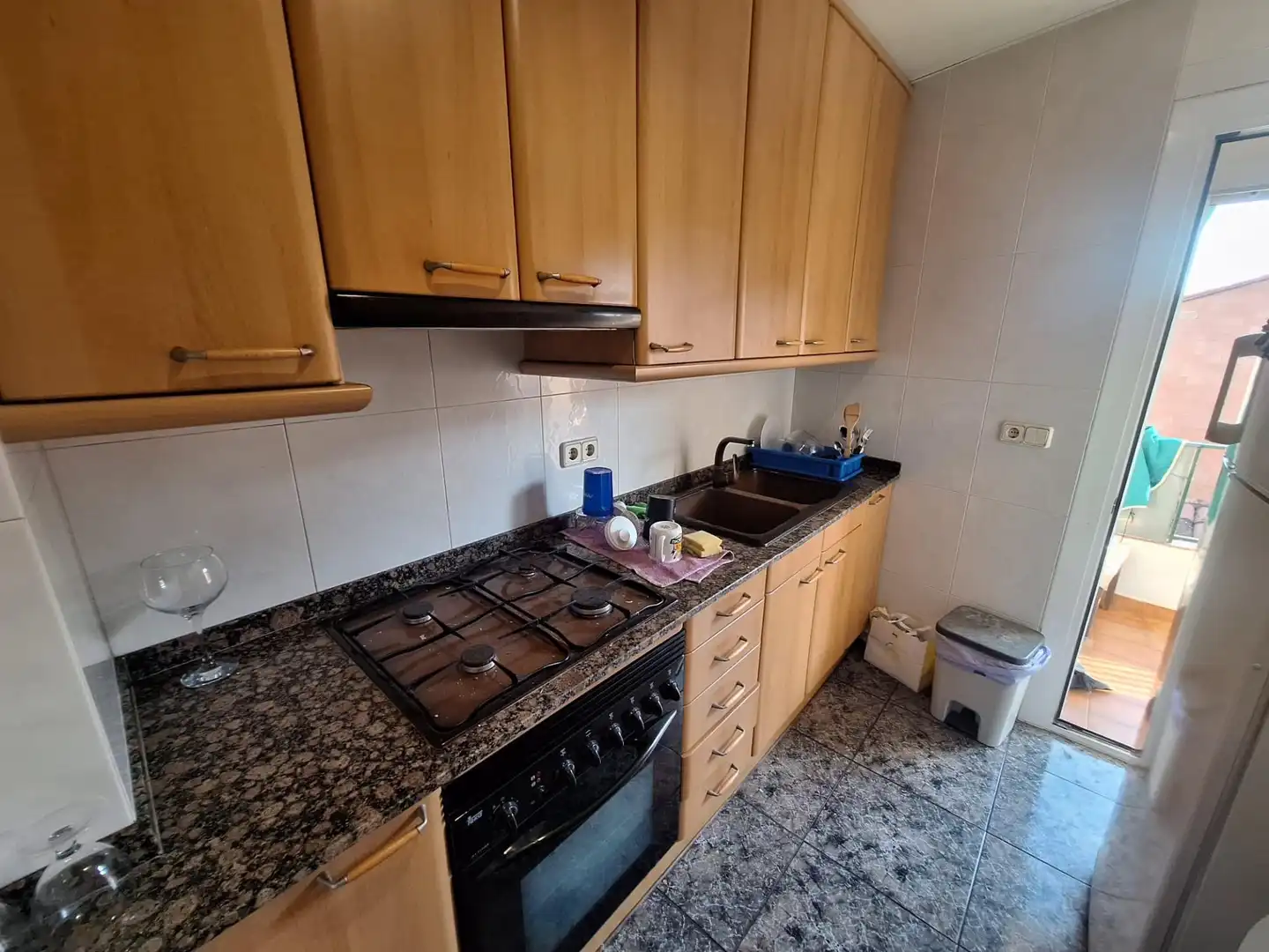 Cocina de Piso en venta en Sabadell con Terraza