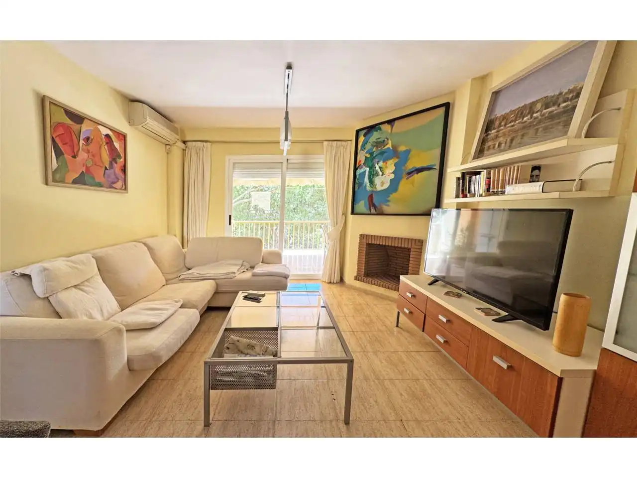 Living room of Flat for sale in Mijas  with Terrace and Community pool
