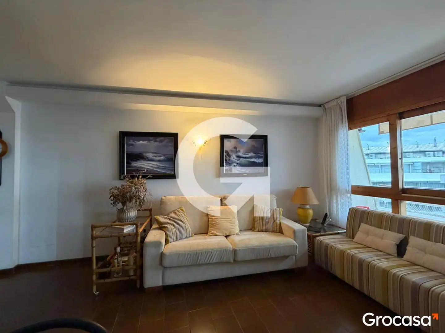Sala d'estar de Apartament en venda en Tossa de Mar amb Aire condicionat, Terrassa i Forn