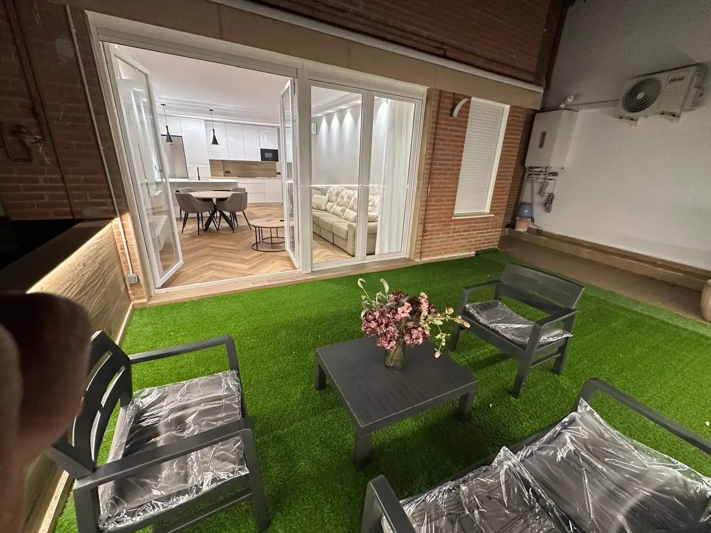Terrasse von Wohnung zur Miete in Centro