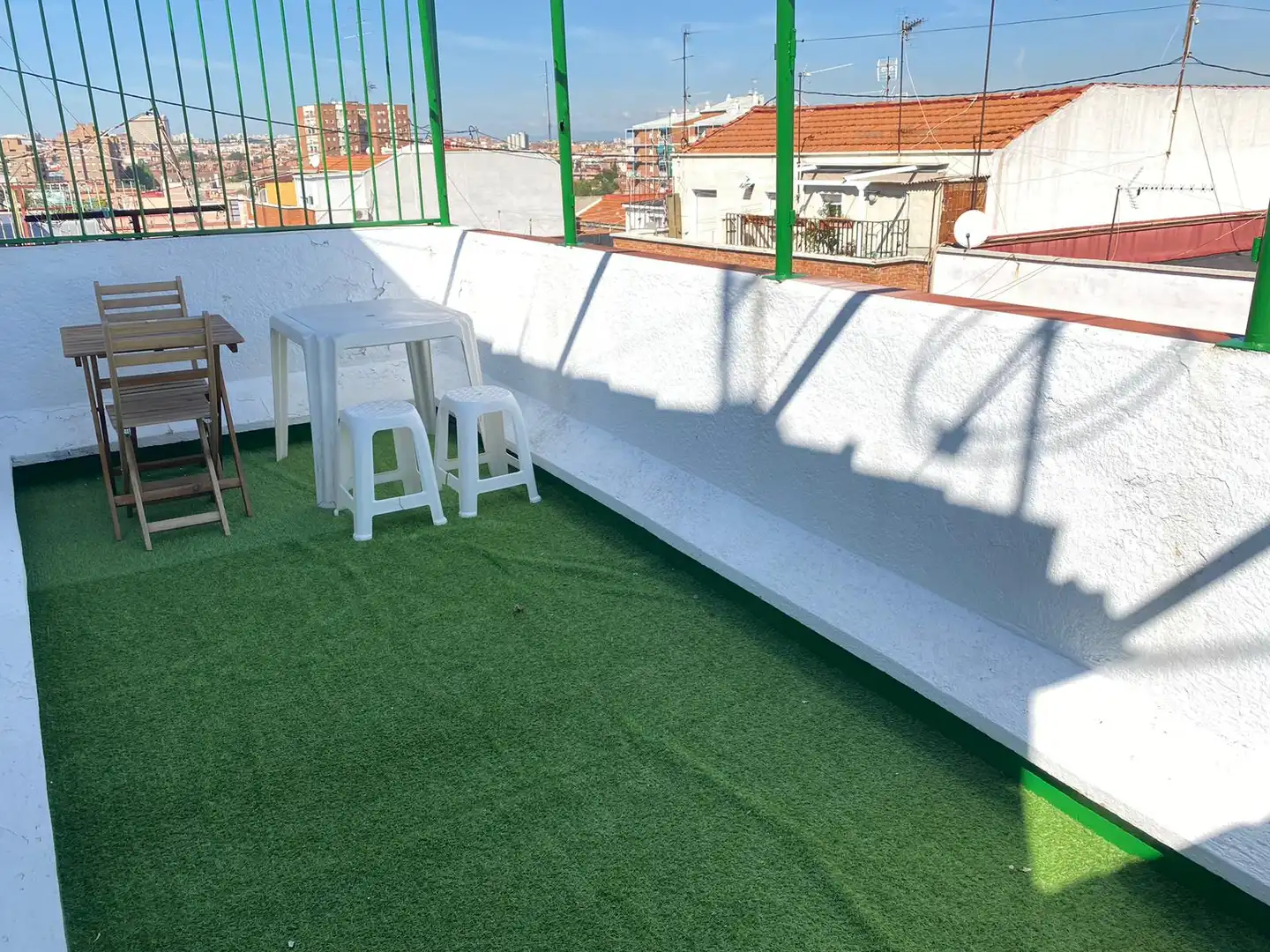 Terrace of Attic for rent in Madrid  with Heating, Terrace and Furnished