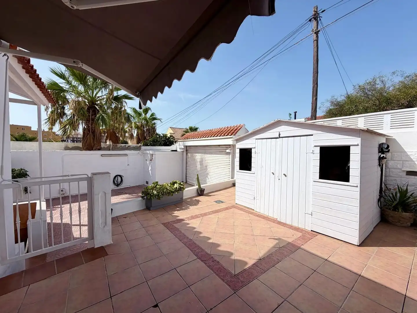 Terrace of Houses for sale in Roquetas de Mar  with Air Conditioner, Heating and Private garden