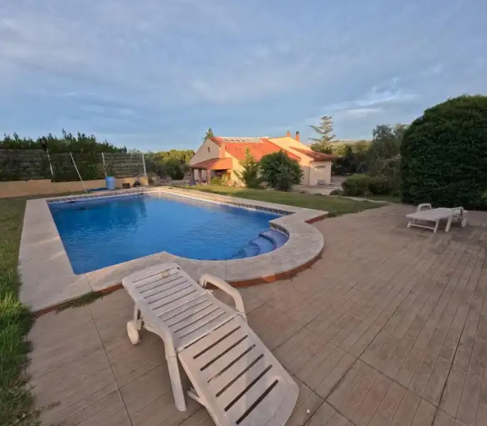 Piscina de Casa o xalet en venda en Ontinyent amb Aire condicionat, Traster i Forn