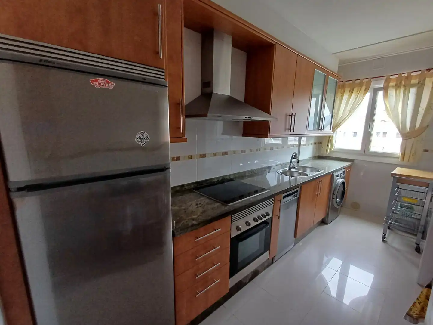 Küche von Wohnung zur Miete in A Coruña Capital  mit Heizung, Terrasse und Möbliert