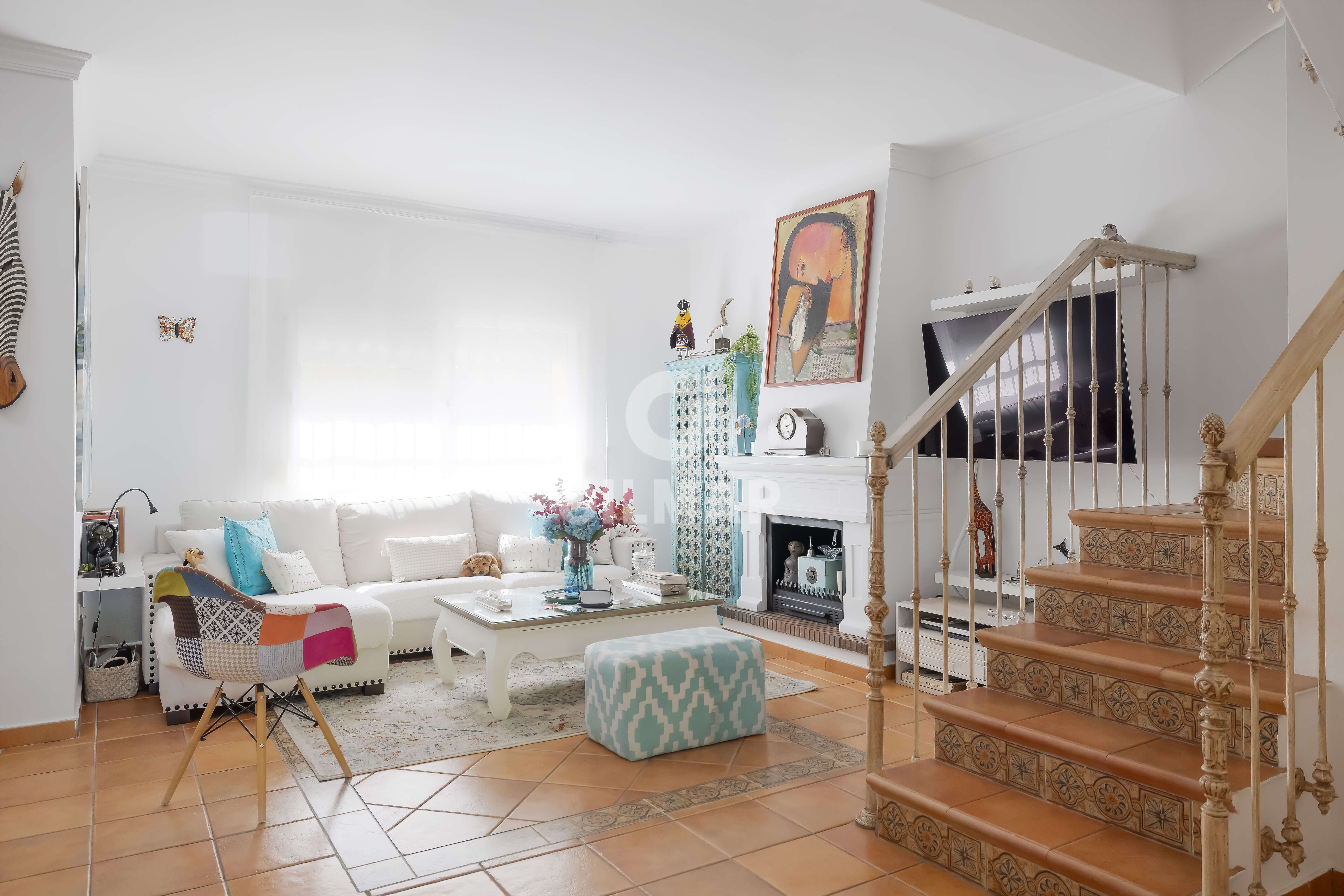 Living room of Single-family semi-detached for sale in Marbella  with Heating and Swimming Pool