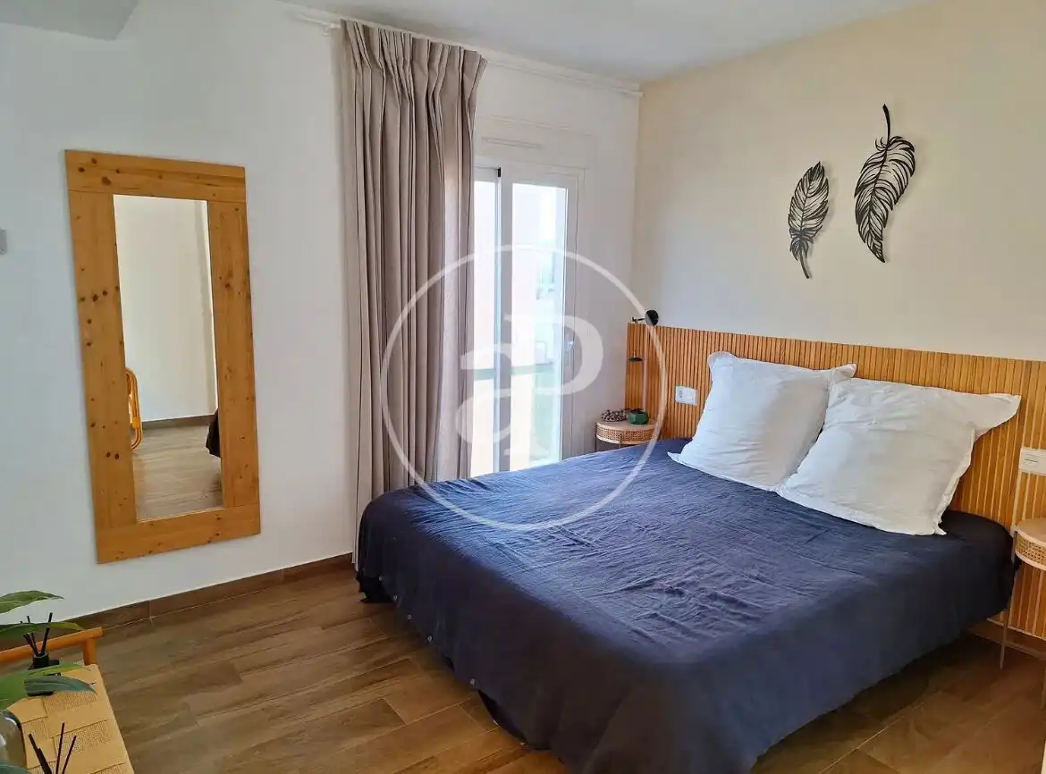 Schlafzimmer von Haus oder Chalet zur Miete in Santa Pola mit Klimaanlage, Heizung und Privatgarten