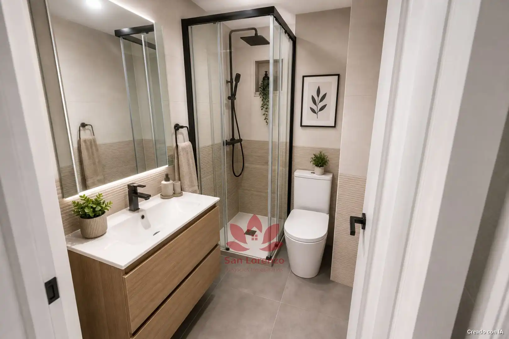 Bathroom of Flat for sale in Madrid