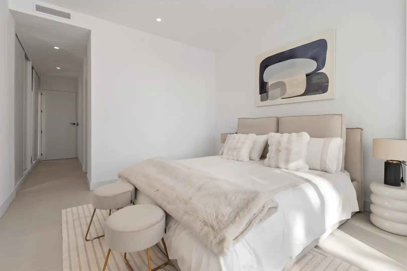 Bedroom of Duplexes for sale in Estepona  with Air Conditioner, Terrace and Storage room