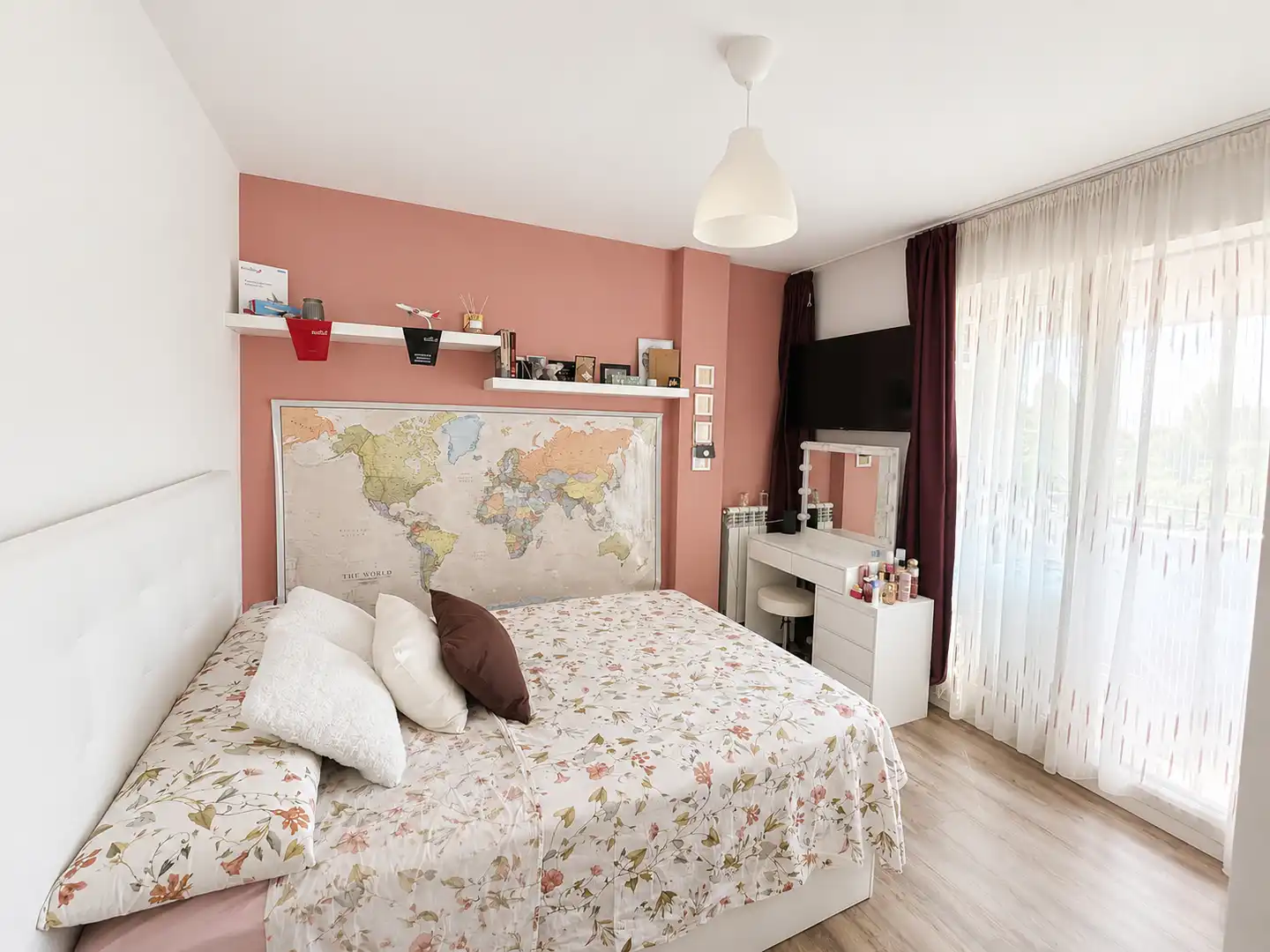 Schlafzimmer von Wohnung zur Miete in Azuqueca de Henares mit Klimaanlage, Heizung und Ofen