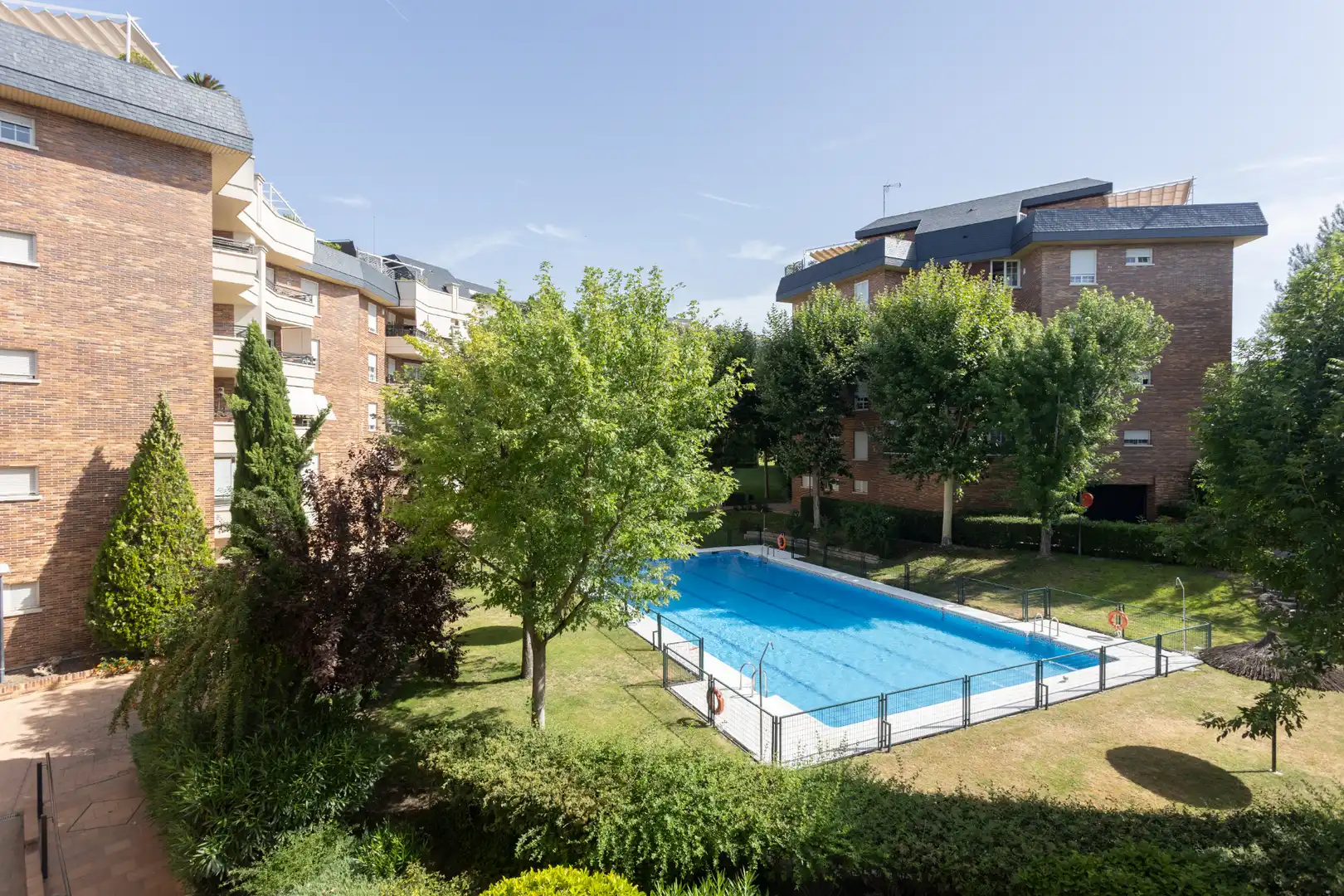 Swimming pool of Flat for sale in Majadahonda  with Heating, Terrace and Storage room