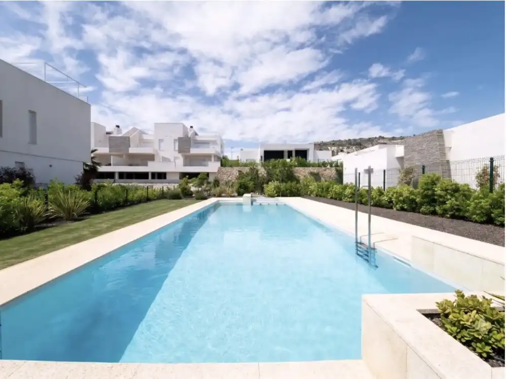 Swimming pool of Ground floor for sale in Algorfa  with Air Conditioner, Heating and Private garden