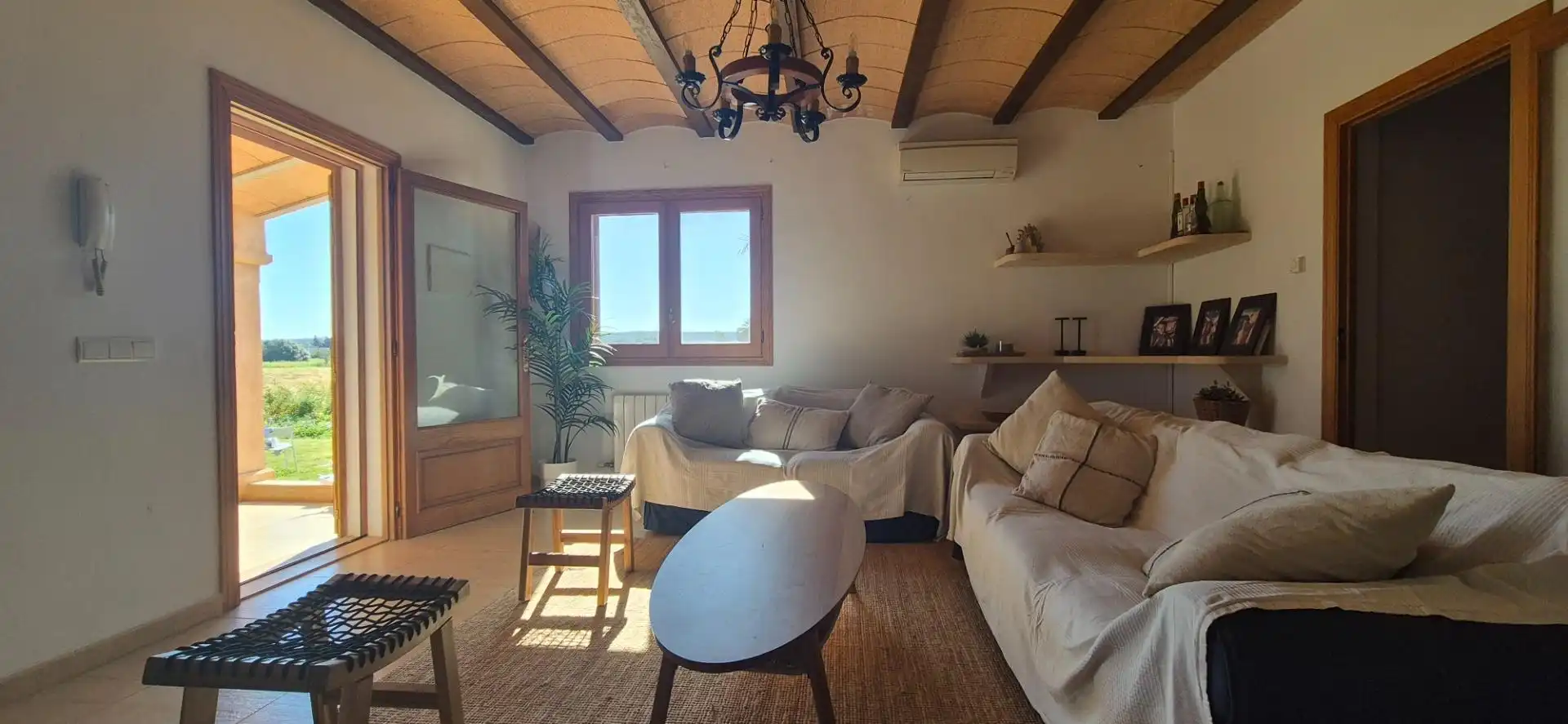 Sala d'estar de Casa o xalet de lloguer en Campos amb Aire condicionat, Calefacció i Piscina