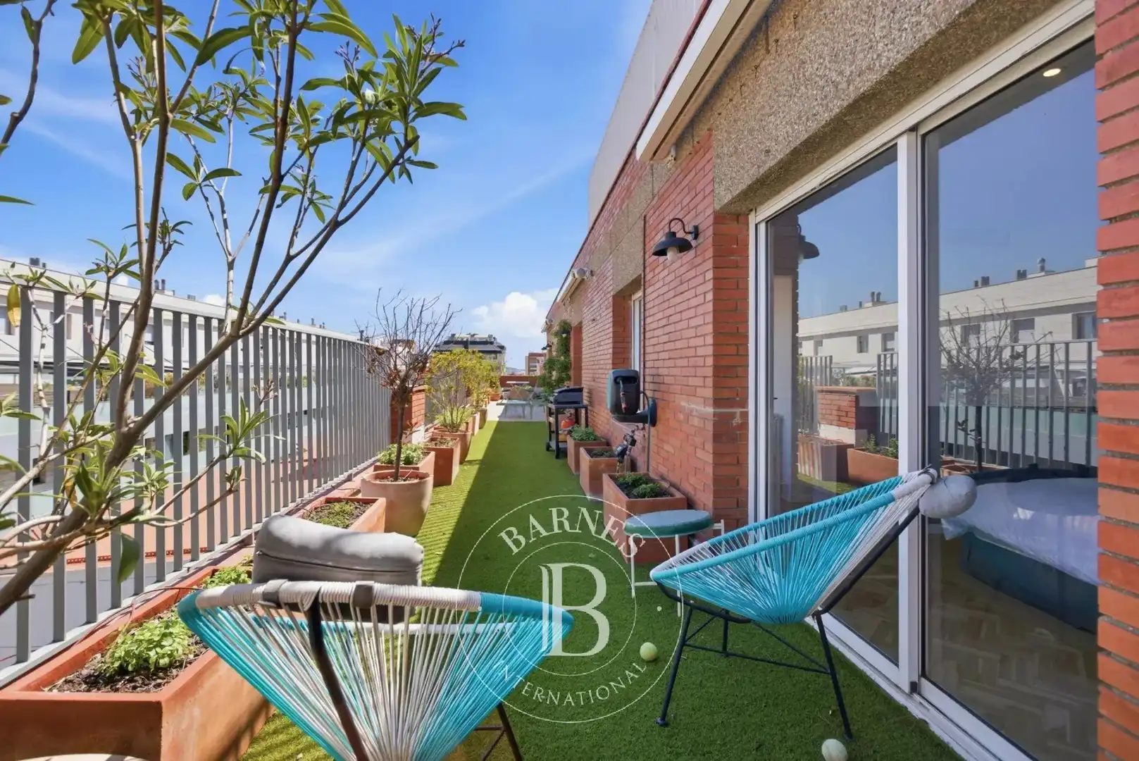 Terrasse von Dachboden zum Verkauf in Barcelona mit Klimaanlage, Heizung und Terrasse