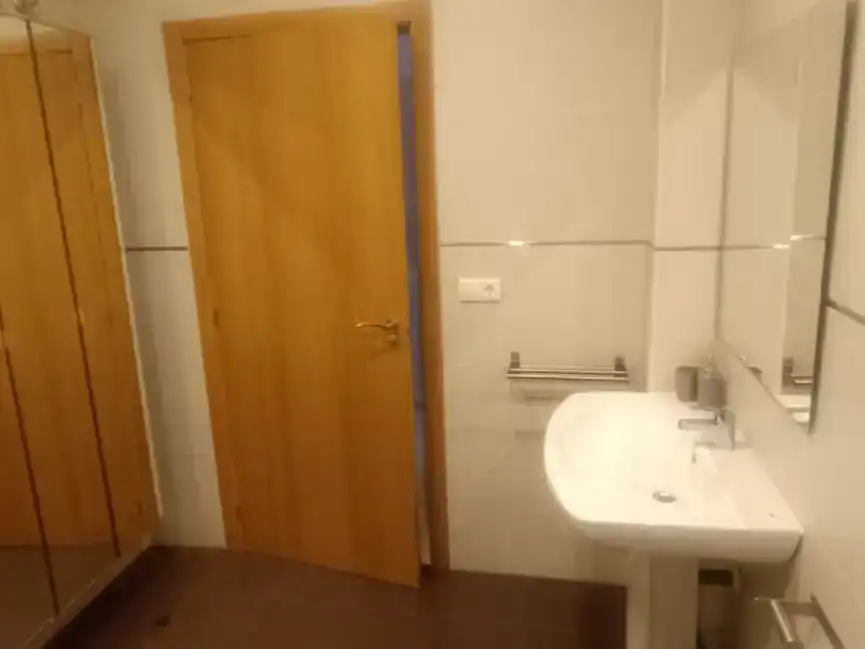 Baño de Estudio de alquiler en Sant Joan d'Alacant con Aire acondicionado, Jardín privado y Piscina