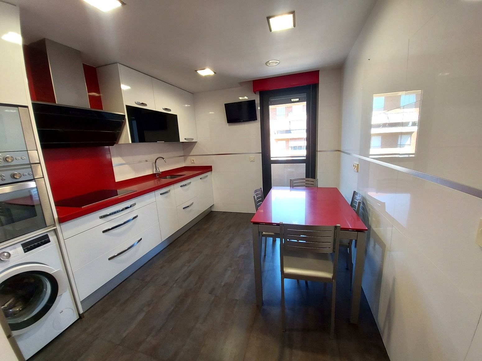 Kitchen of Flat to rent in  Logroño  with Heating, Parquet flooring and Storage room