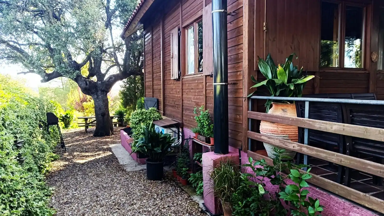 Vista exterior de Casa o xalet en venda en Palacios del Pan amb Calefacció, Jardí privat i Terrassa