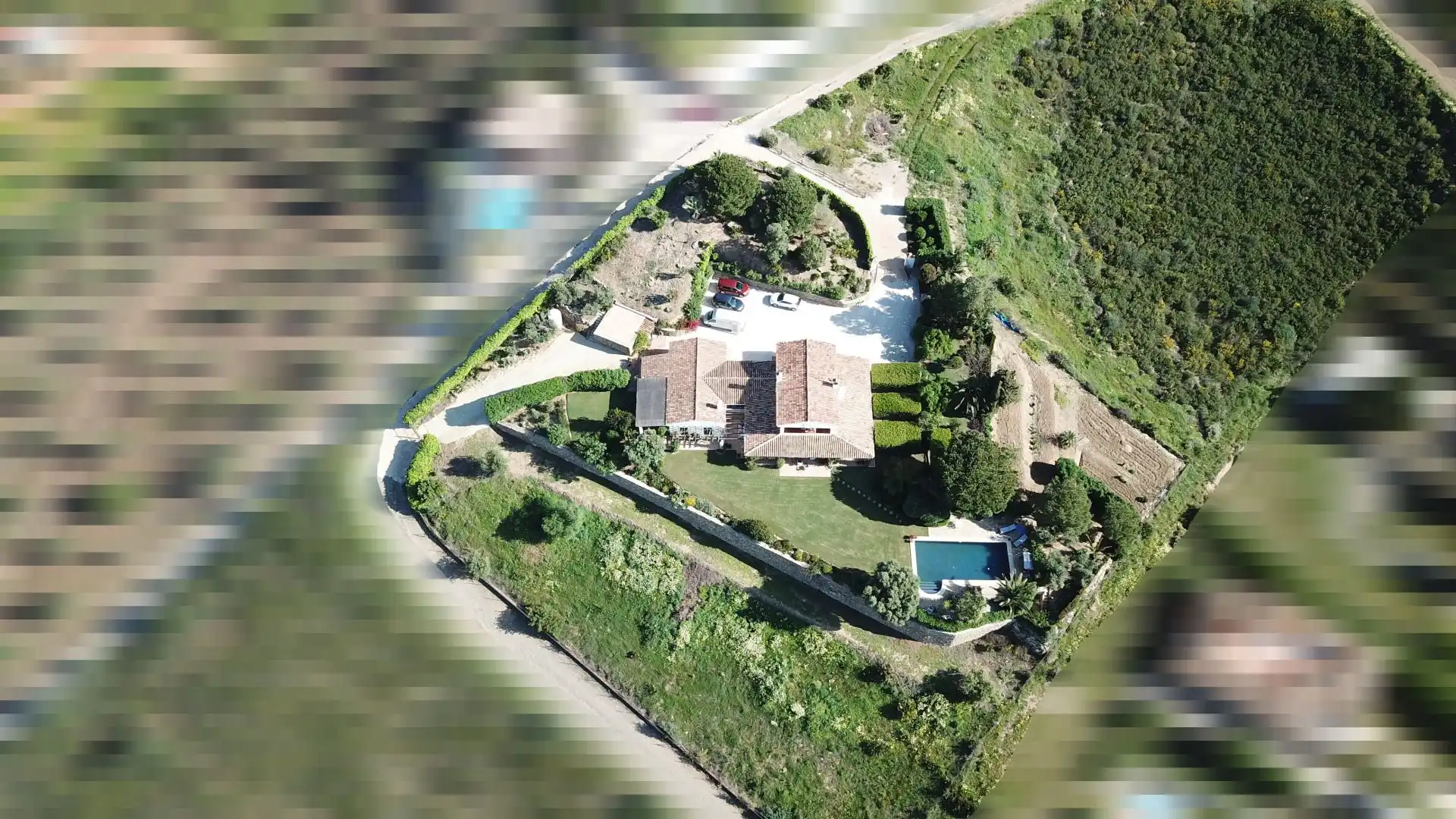 Vista exterior de Finca rústica en venda en Mijas amb Aire condicionat, Traster i Piscina