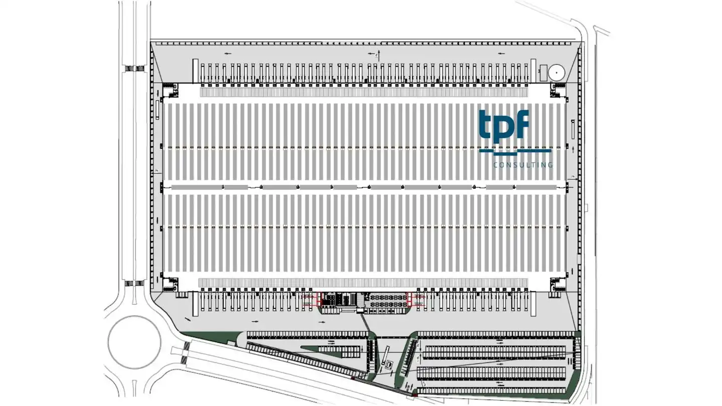 Parkplatz von Fabrikhallen zur Miete in Alzira