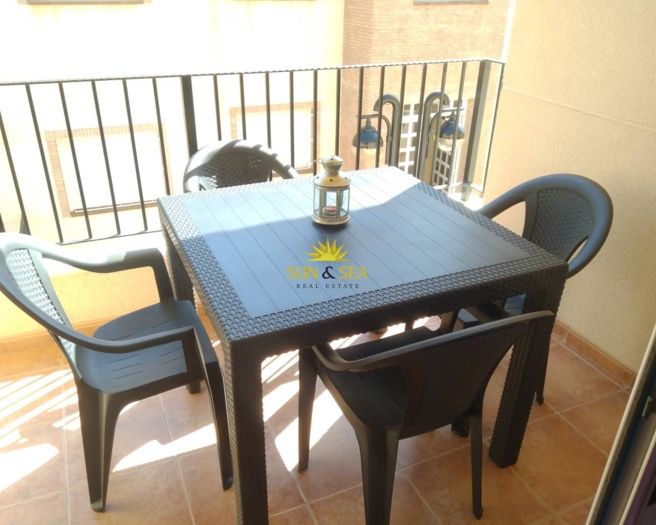 Terrassa de Apartament de lloguer en Los Alcázares amb Aire condicionat, Calefacció i Terrassa