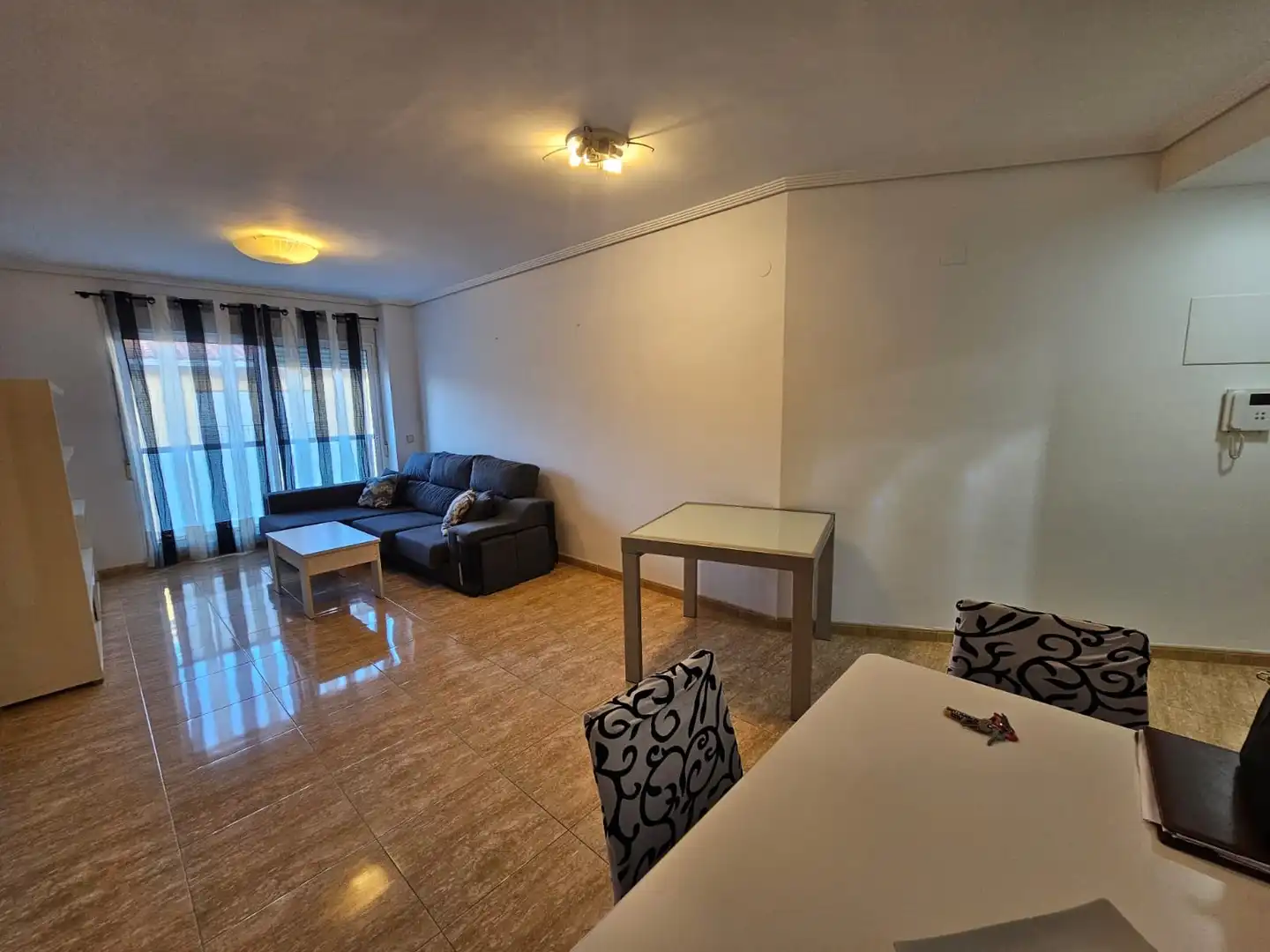 Living room of Flat for sale in Simat de la Valldigna  with Air Conditioner, Private garden and Balcony