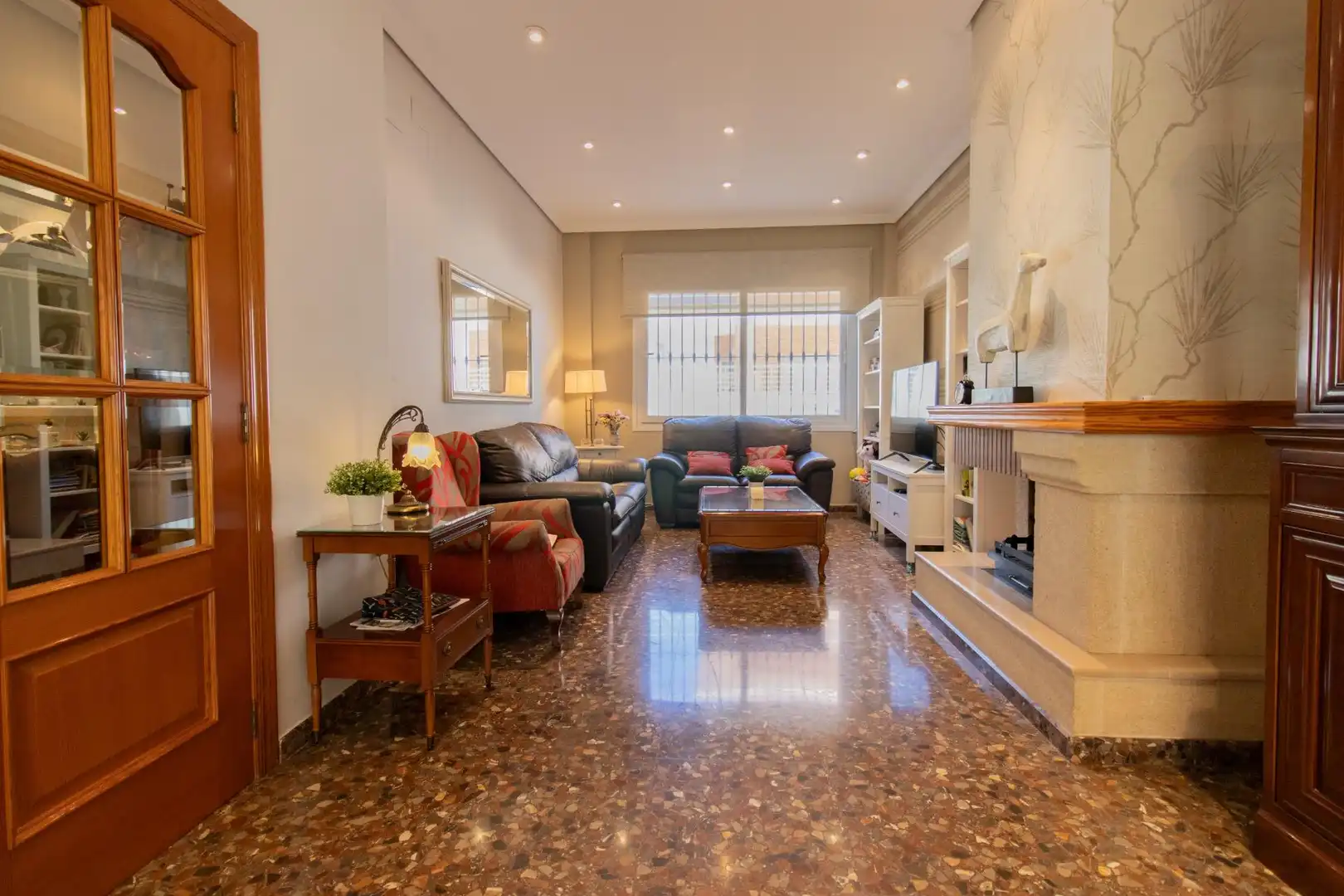 Sala de estar de Casa adosada en venta en Massalfassar con Aire acondicionado, Terraza y Trastero