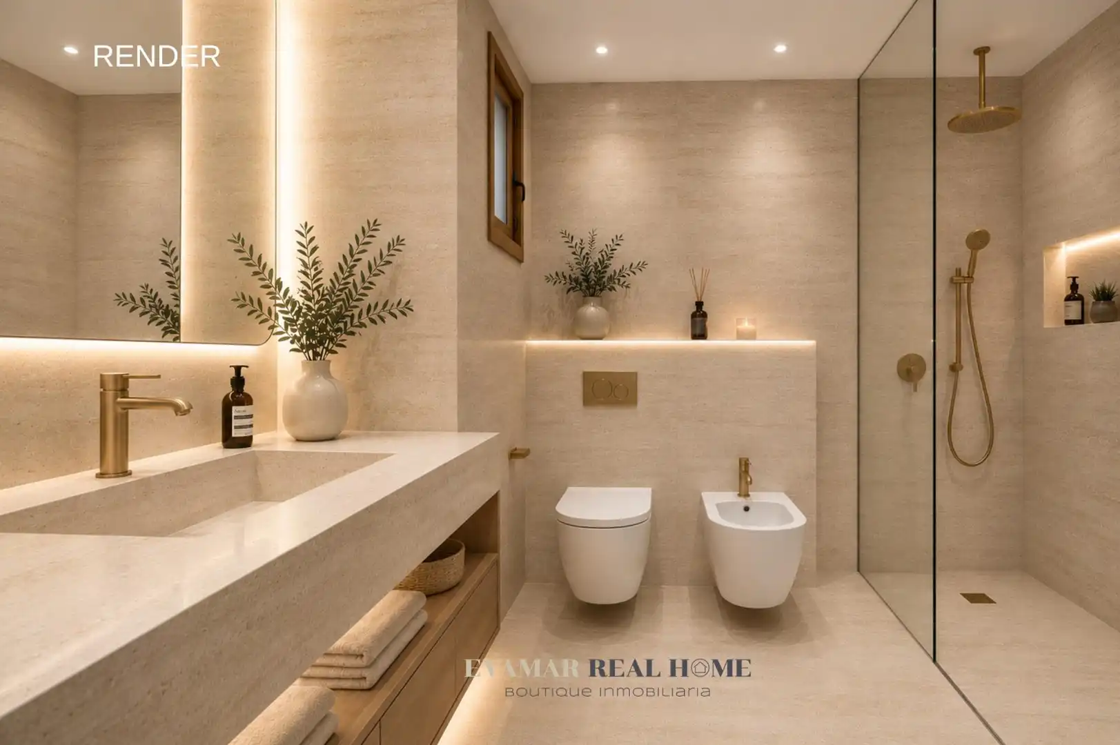 Bathroom of Flat for sale in  Palma de Mallorca  with Air Conditioner, Terrace and Alarm