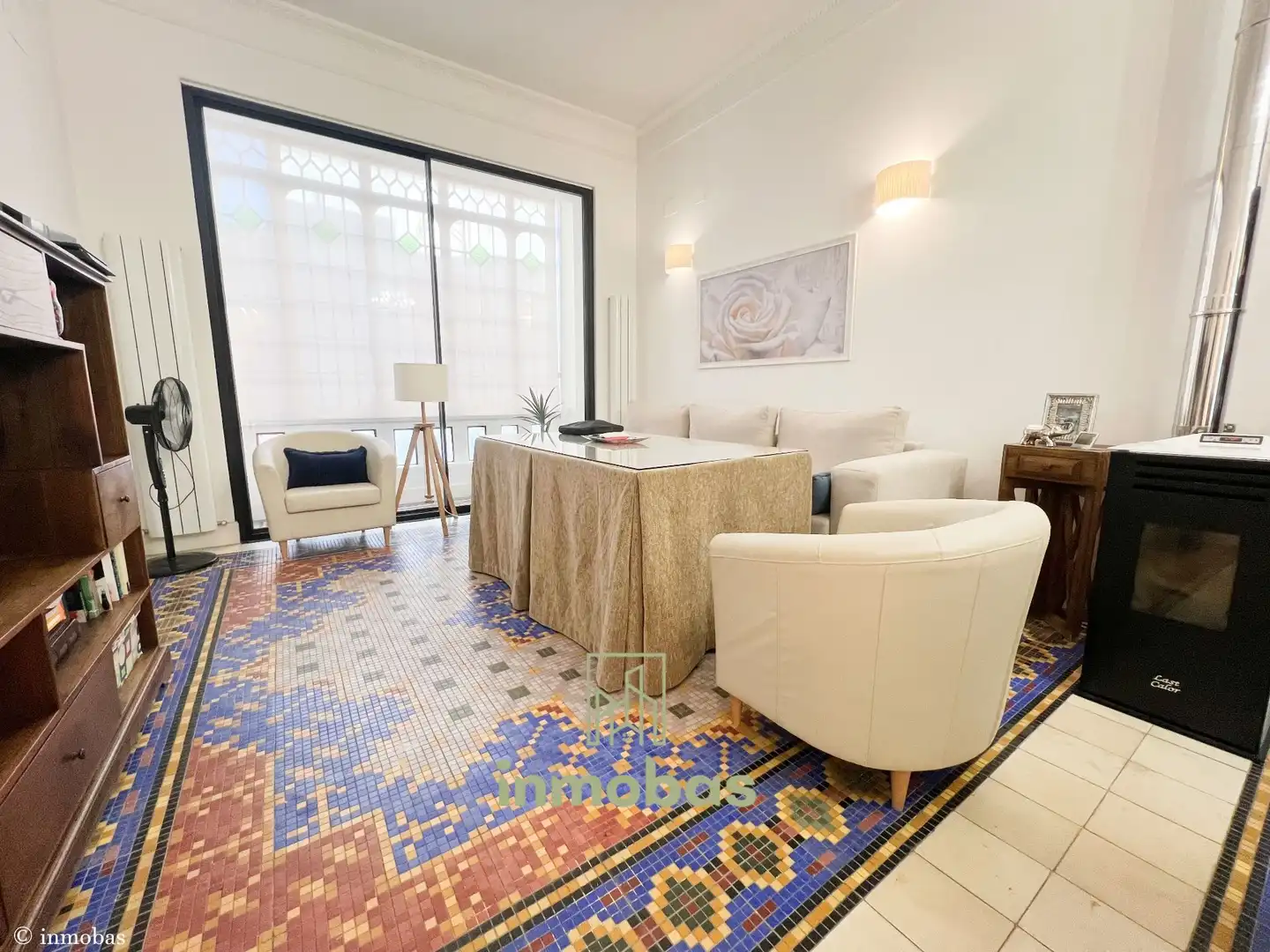 Sala d'estar de Casa o xalet en venda en Badajoz amb Calefacció i Terrassa