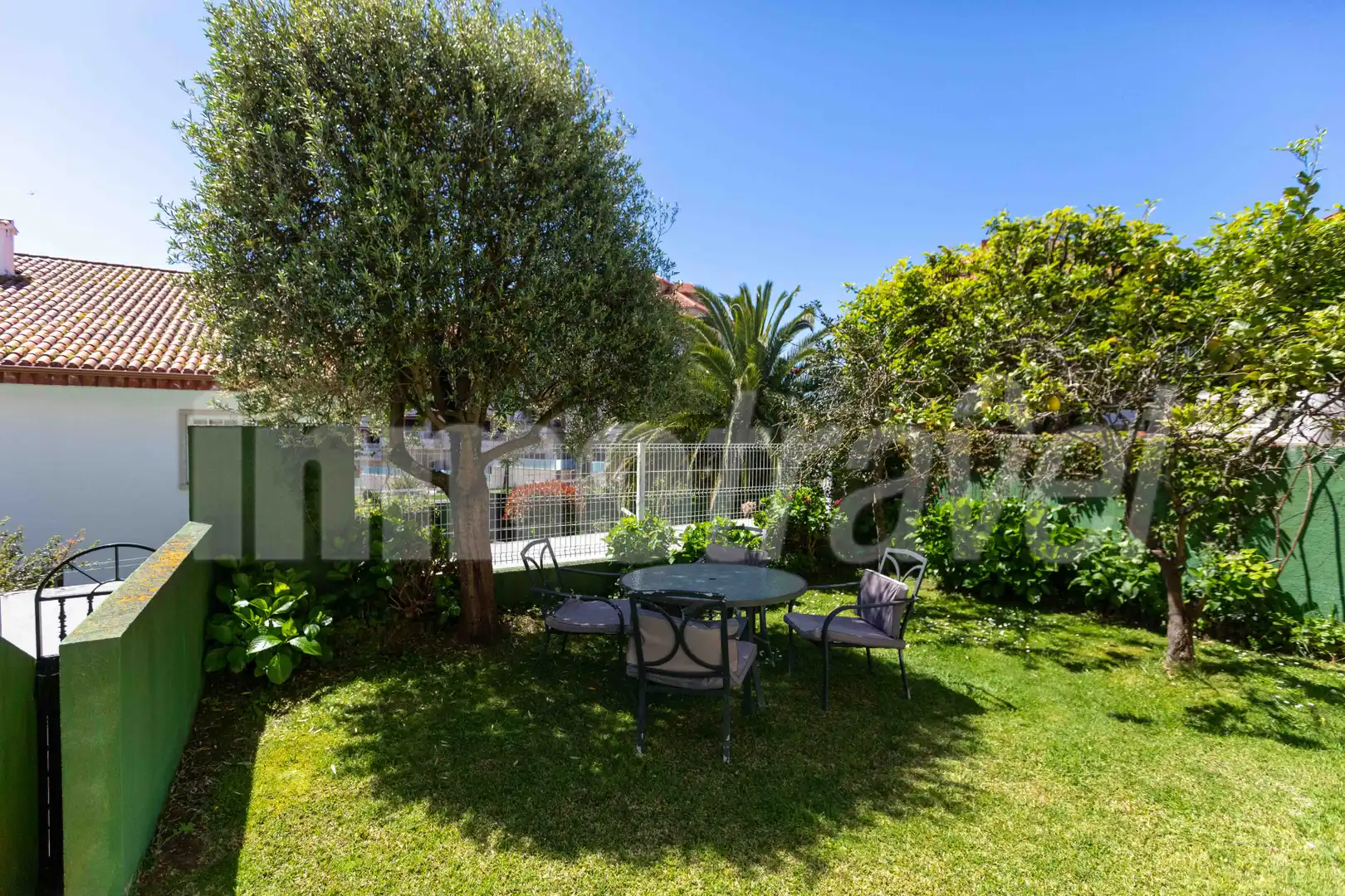 Jardí de Casa adosada de lloguer en Sanxenxo amb Jardí privat, Terrassa i Moblat