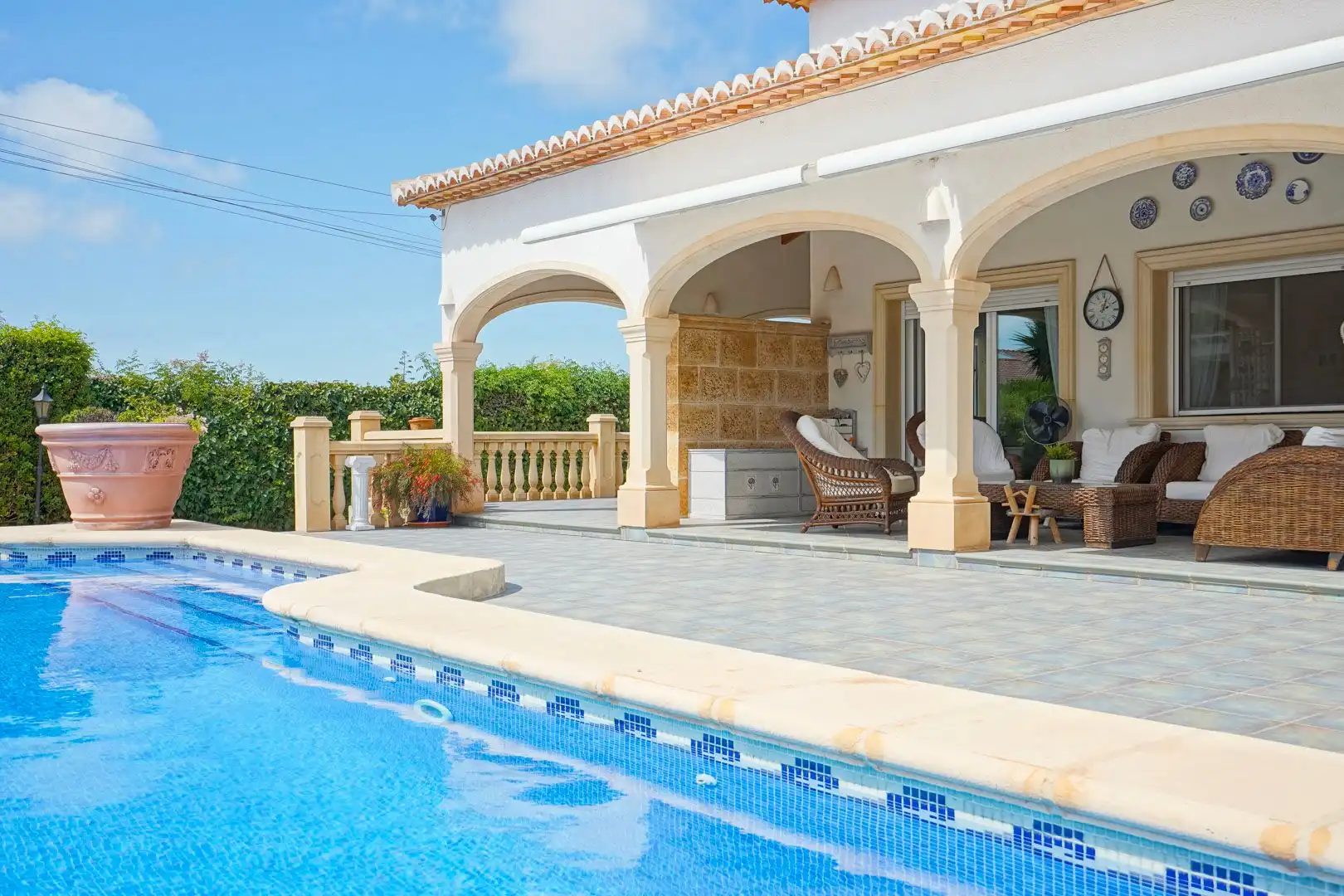 Piscina de Casa o xalet en venda en Jávea / Xàbia amb Aire condicionat, Calefacció i Jardí privat
