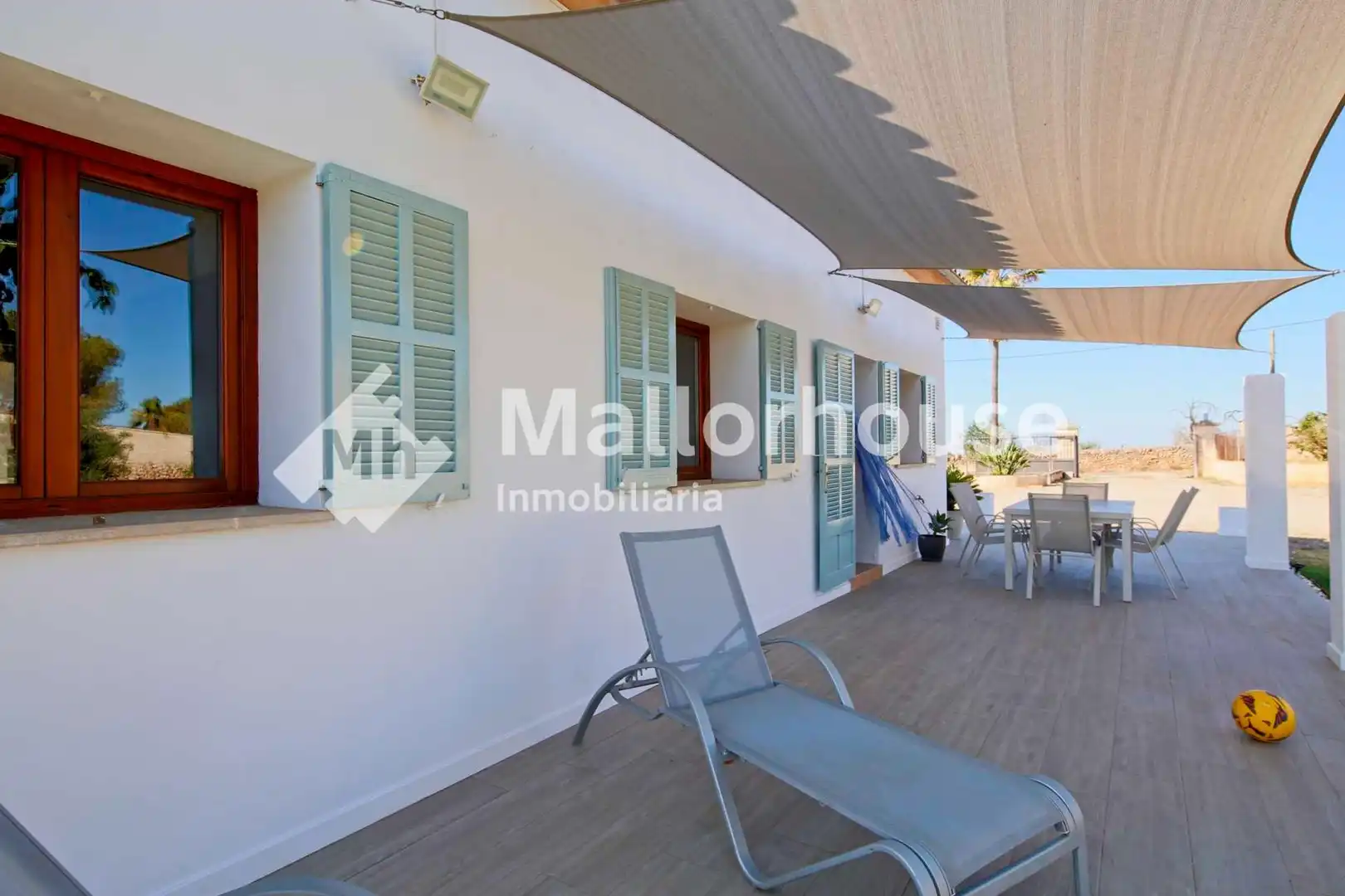 Terraza de Casa o chalet de alquiler en Santa Margalida con Aire acondicionado, Jardín privado y Terraza