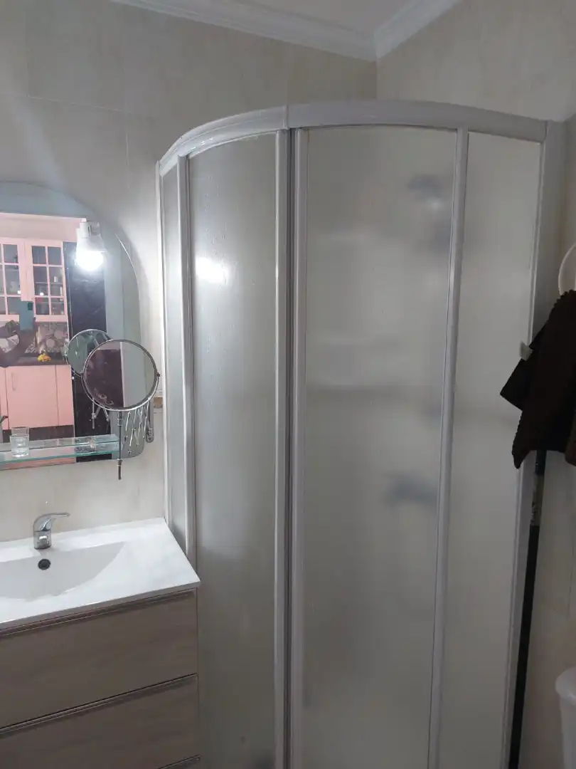 Badezimmer von Wohnungen zur Miete in Benalmádena mit Klimaanlage, Möbliert und Haustiere erlaubt