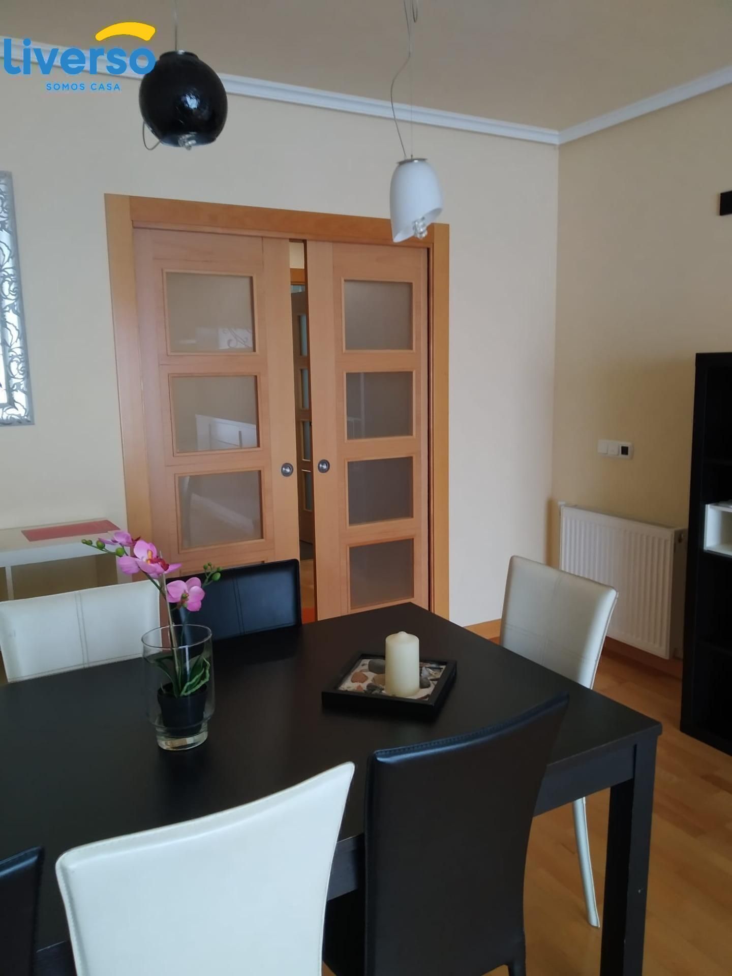 Dining room of Flat to rent in Burgos Capital  with Heating, Terrace and Storage room