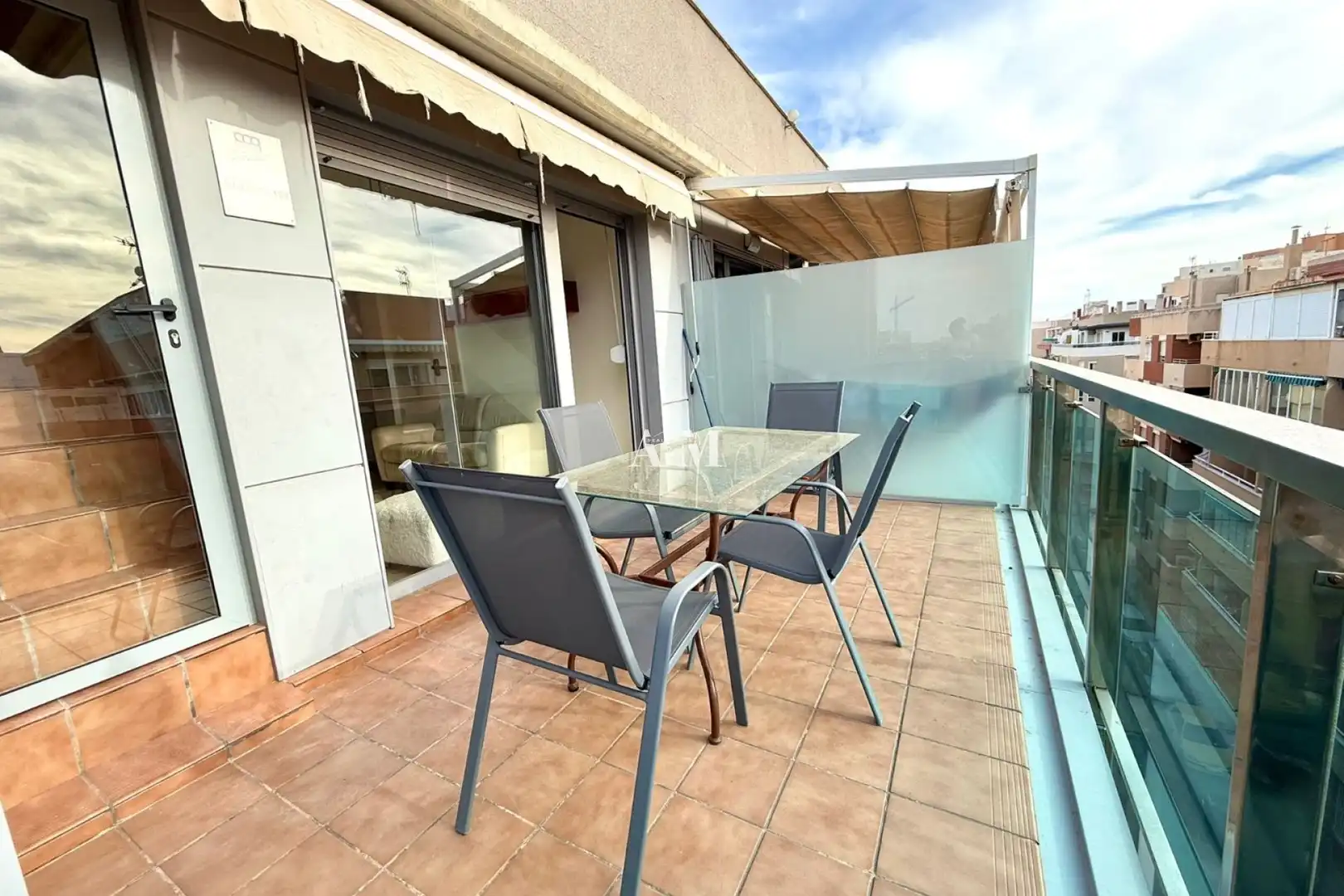 Terrace of Flat for rent in Torrevieja  with Air Conditioner, Heating and Terrace